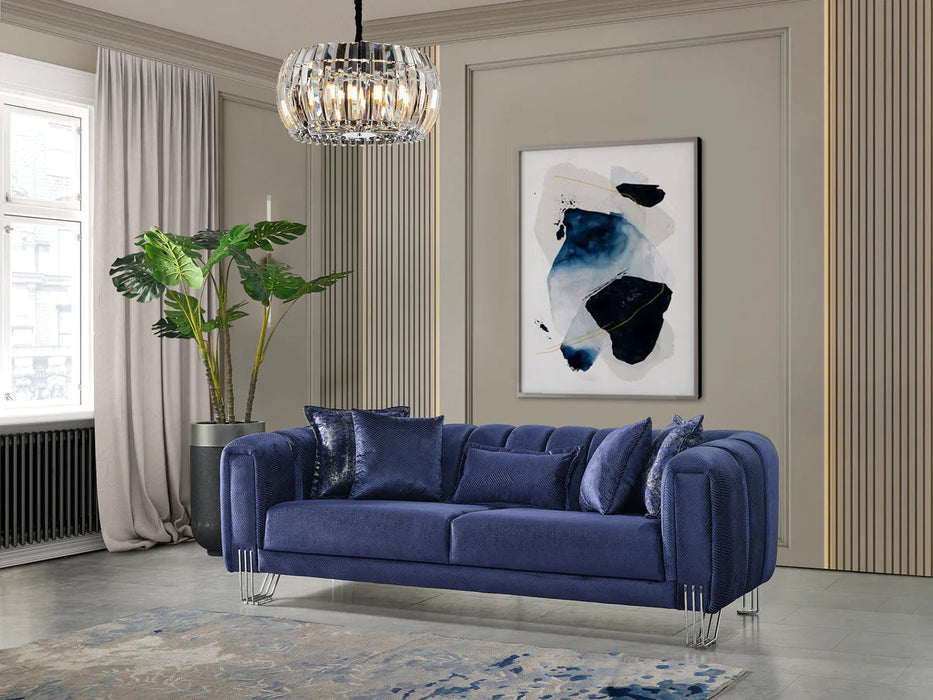 Santana  Velvet Sofa & Loveseat