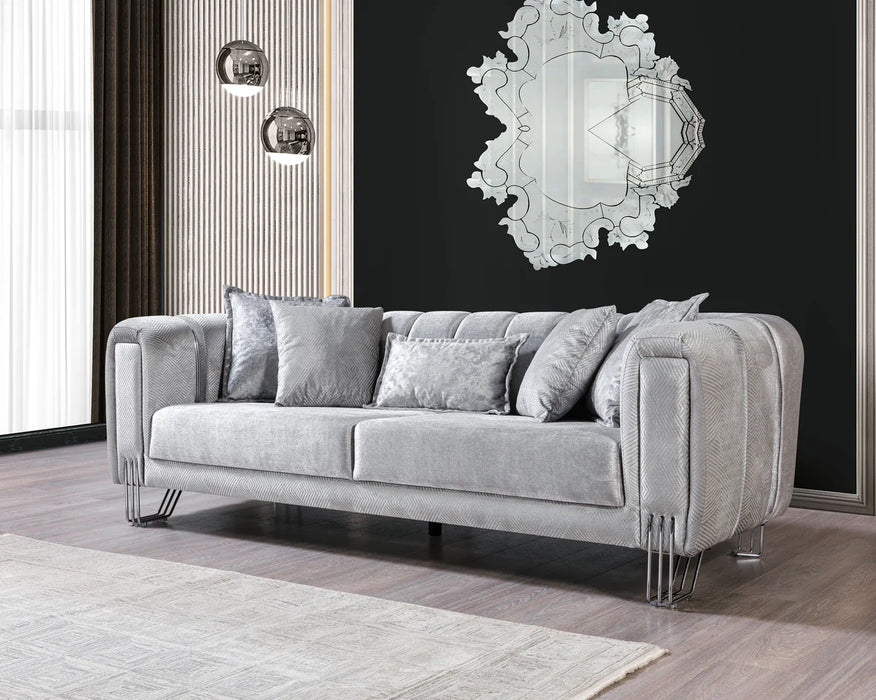 Santana  Velvet Sofa & Loveseat