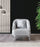 Santana Silver Velvet Chair