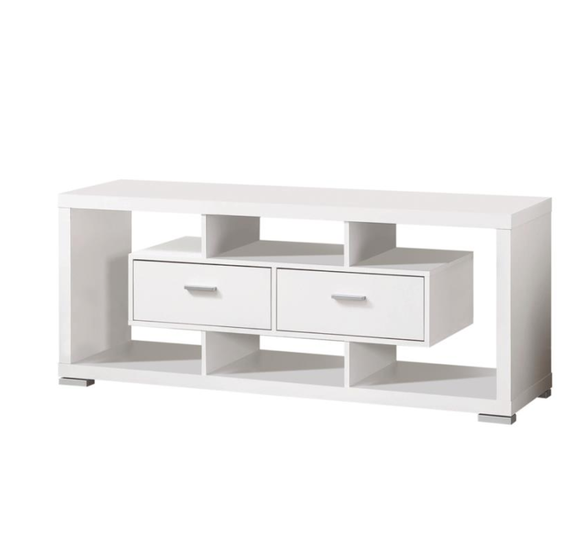 White 59" TV CONSOLE