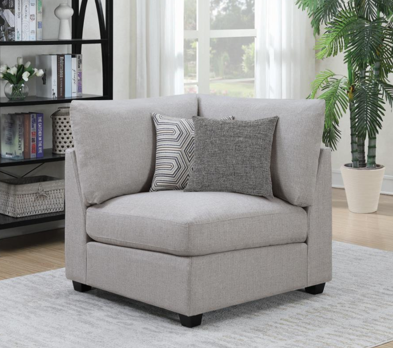 Cambria Upholstered Corner Grey