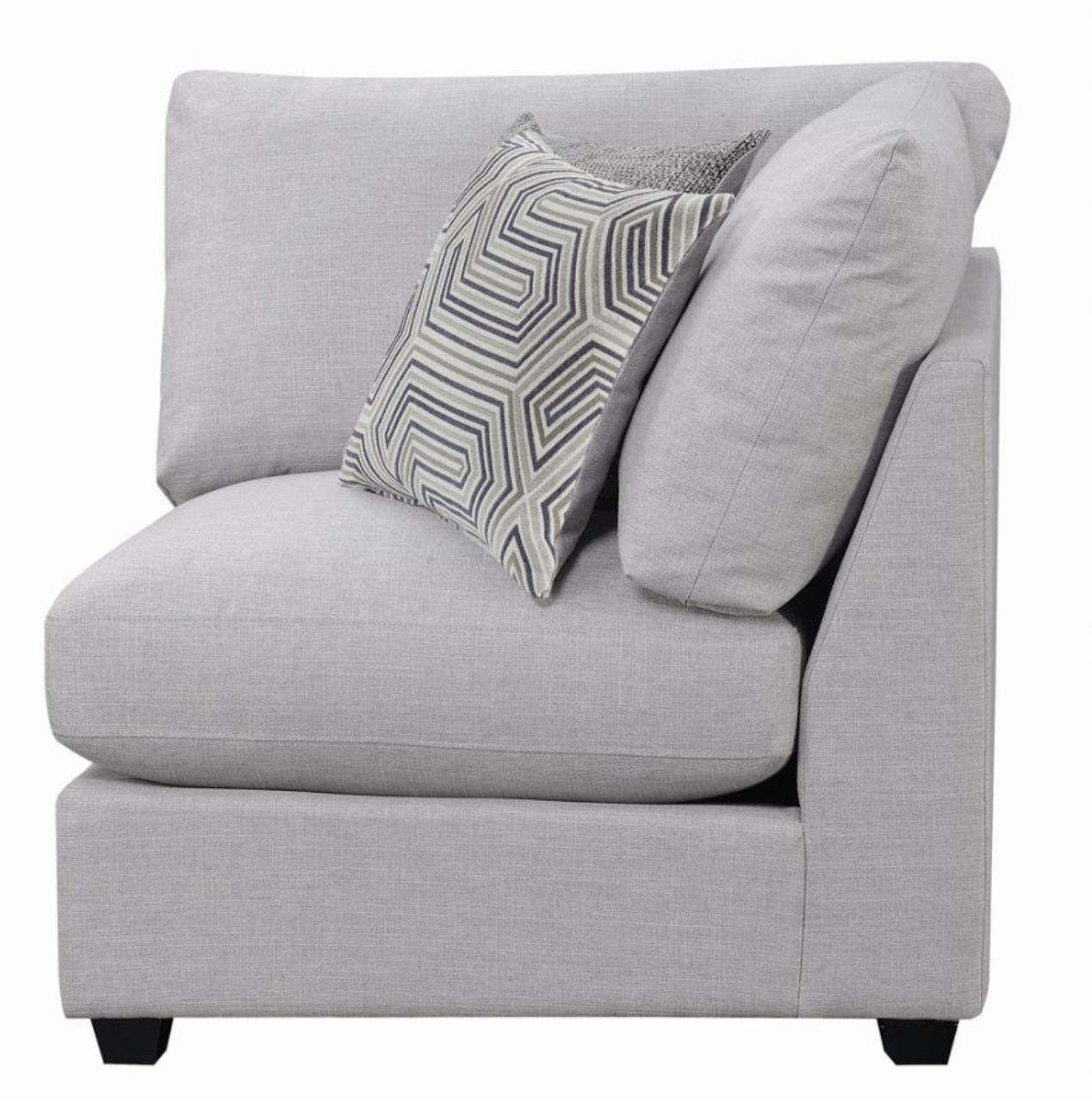 Cambria Upholstered Corner Grey