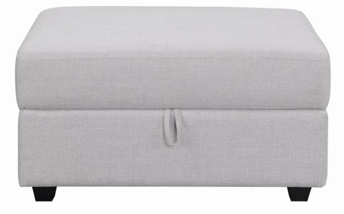 Cambria Square Storage Ottoman Grey