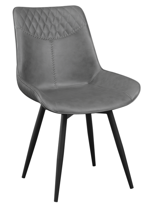 Swivel Upholstered Side Chair Grey