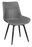 Swivel Upholstered Side Chair Grey