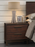 Edmonton 2-Drawer Nightstand Rustic Tobacco