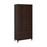 2-Door Tall Accent Cabinet Rustic Tobacco