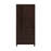 2-Door Tall Accent Cabinet Rustic Tobacco