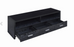 62″ 3-Drawer TV Console Black Oak