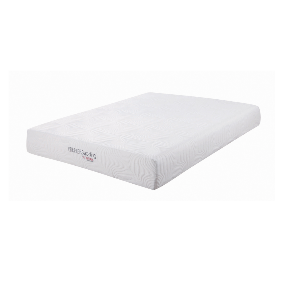 Key Eastern King Memory Foam Mattress White