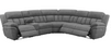 Bahrain 6-Piece Upholstered Power Sectional Charcoal