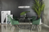 Veena Chrome Dining Room Set