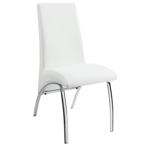 Beckham Chair Chrome And White