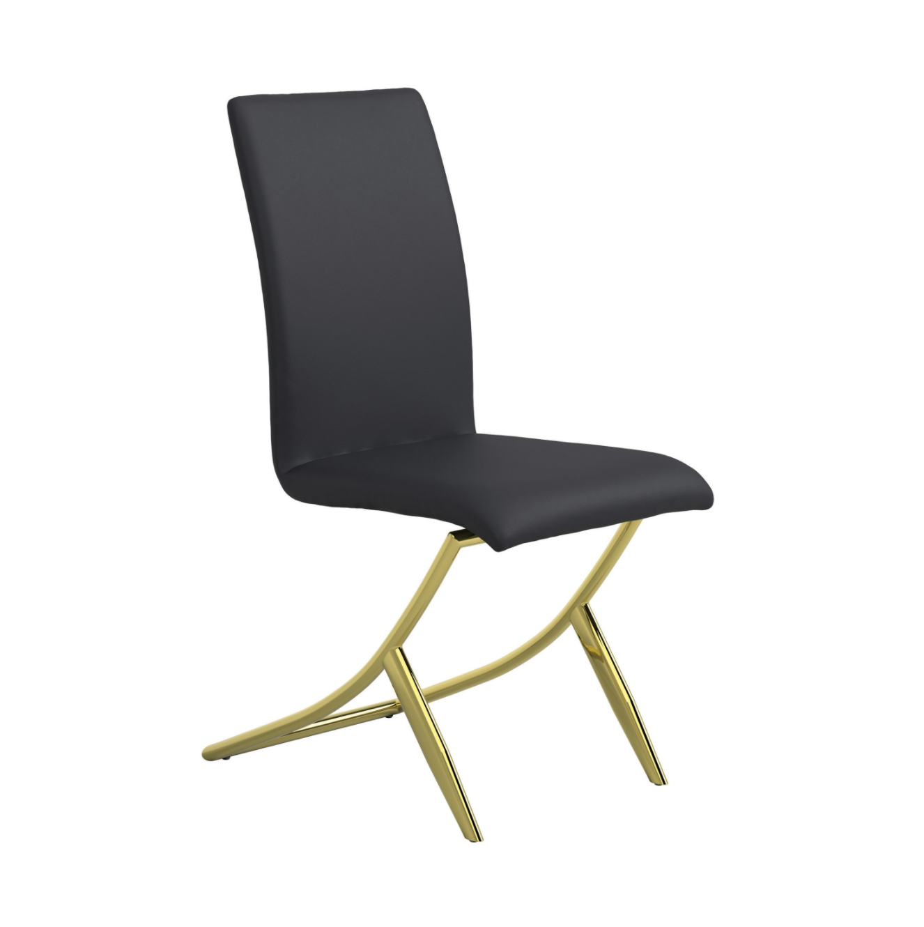 Chanel Upholstered Side Chair Black or White