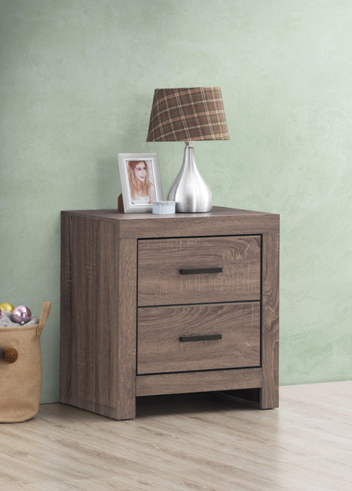 Brantford 2-Drawer Nightstand Barrel Oak