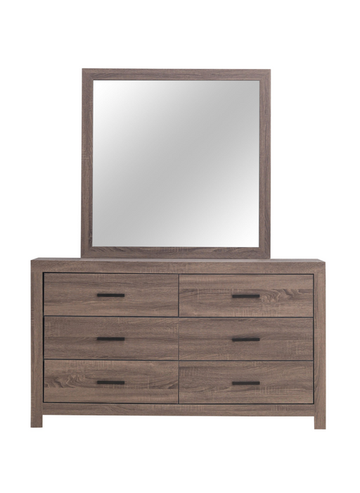 Brantford Rectangle Dresser Mirror Barrel Oak