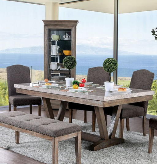 BRIDGEN DINING TABLE SET 6 PC