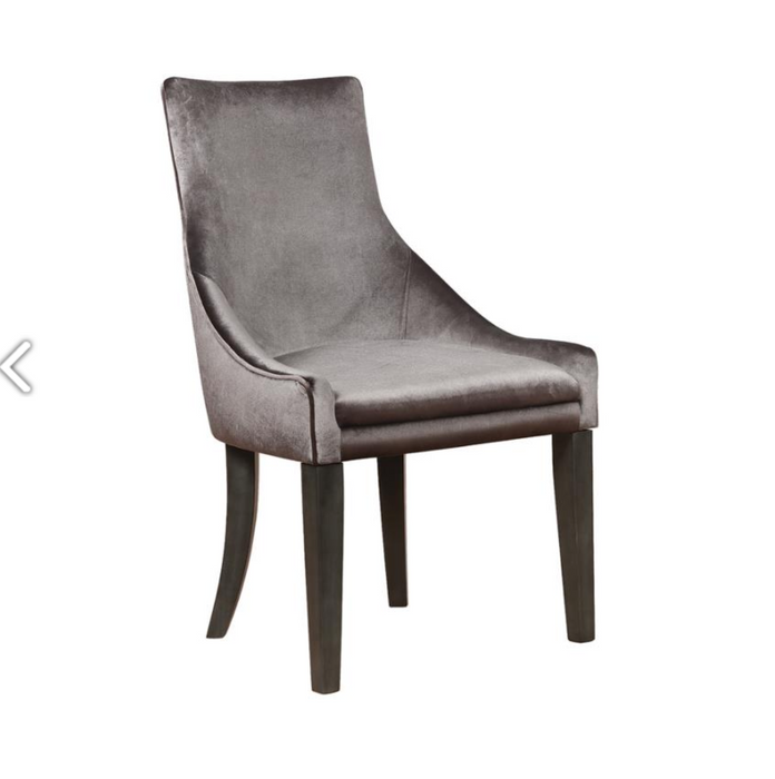 Phelps Upholstered Demi Wing Chair Grey