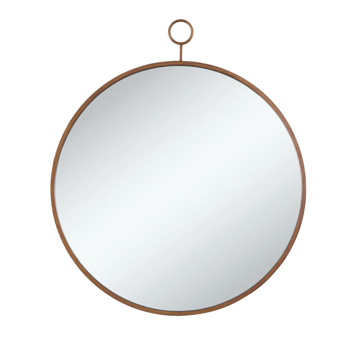 Round Mirror Gold