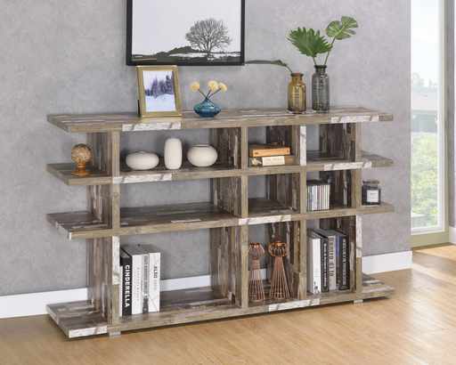 3-Tier Open Bookcase Salvaged Cabin