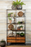 4-Drawer Etagere Natural Sheesham And Black