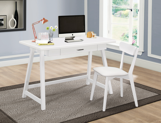 2-Piece Writing Desk Set White