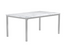 Athena Rectangle Dining Table With Marble Top Chrome