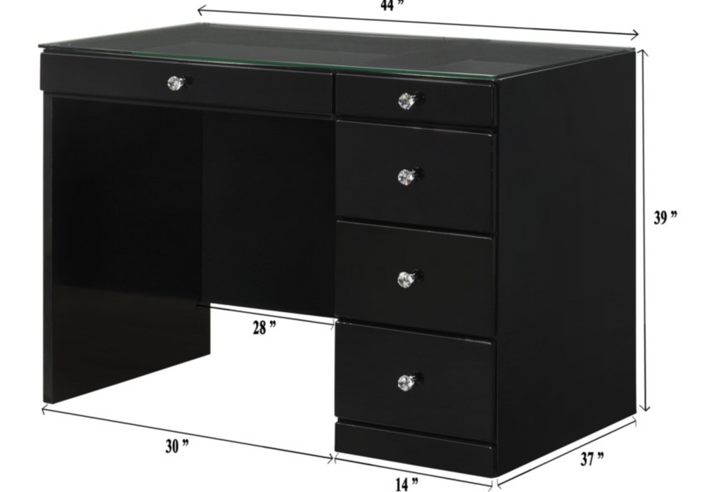 Morgan Vanity Set Black