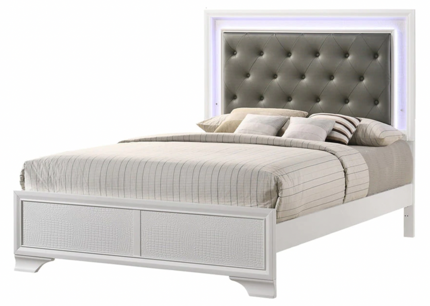 Lyssa Queen Bed Frost