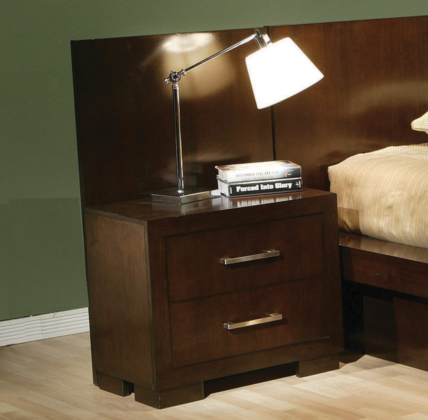 Jessica 2-Drawer Nightstand