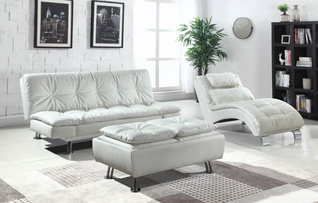 Dilleston Tufted Back Upholstered Sofa Bed B