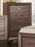 Kauffman 5-Drawer Chest Washed Taupe