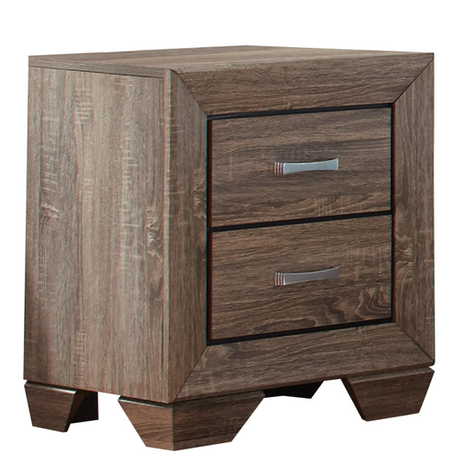 Kauffman 2-Drawer Nightstand Washed Taupe