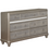 Bling Game 7-Drawer Dresser Metallic Platinum