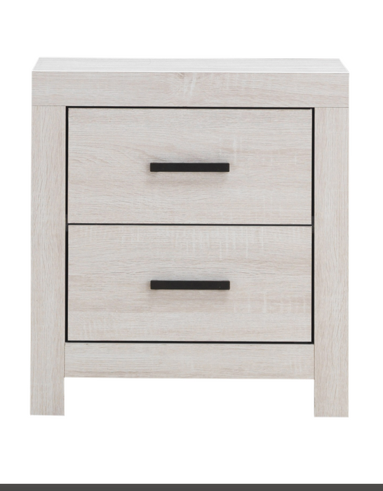 Brandtford 2-Drawer Nightstand Coastal White