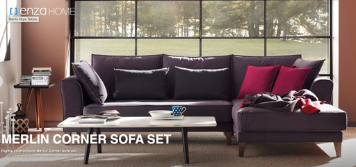 MERLIN CORNER SOFA SET