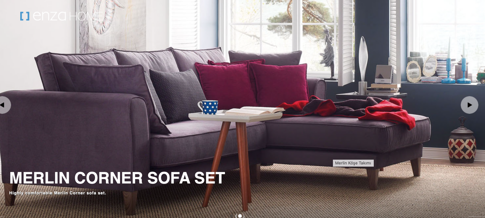 MERLIN CORNER SOFA SET