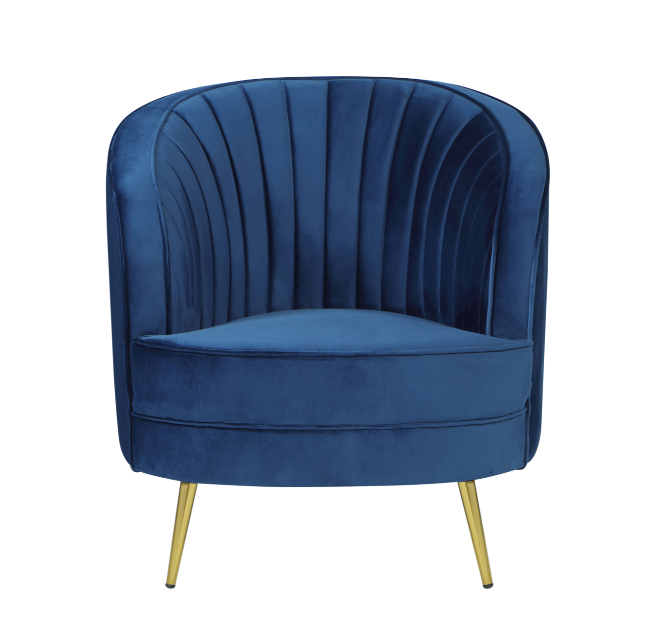 Sophia Upholstered Vertical Channel Tufted Chair