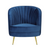 Sophia Upholstered Vertical Channel Tufted Chair