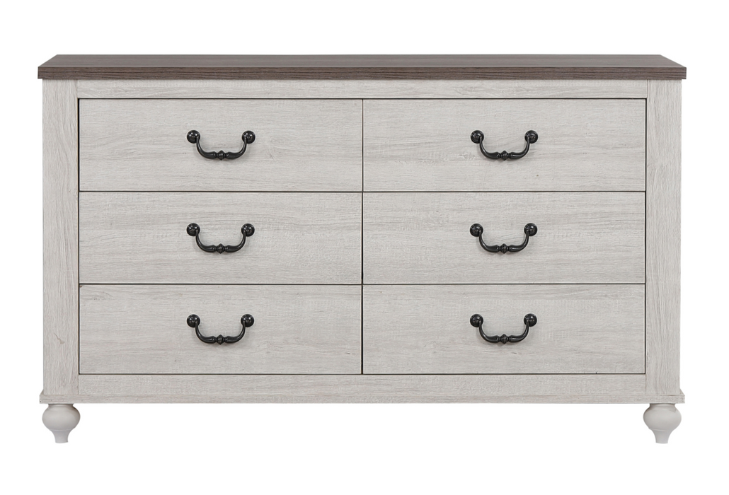 Stillwood 6-Drawer Dresser Vintage Linen