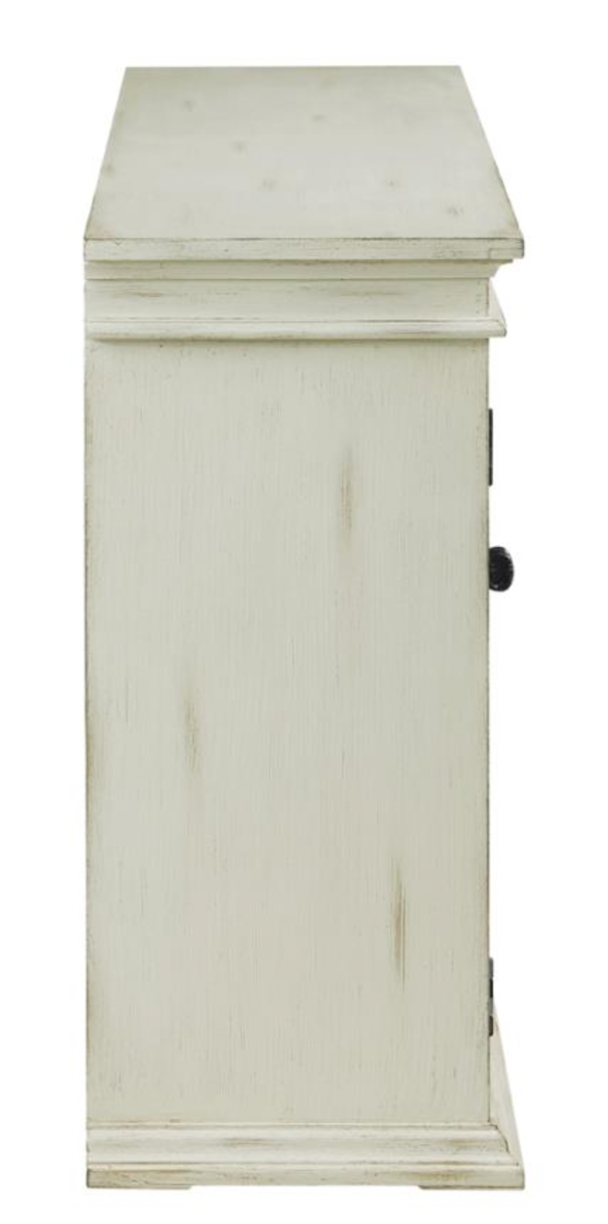 4-door Accent Cabinet with Adjustable Shelves White