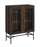 2-door Accent Cabinet with Glass Shelves