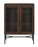 2-door Accent Cabinet with Glass Shelves