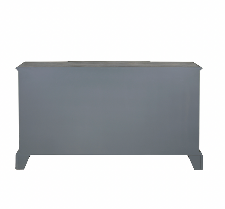 4-Door Accent Cabinet Grey