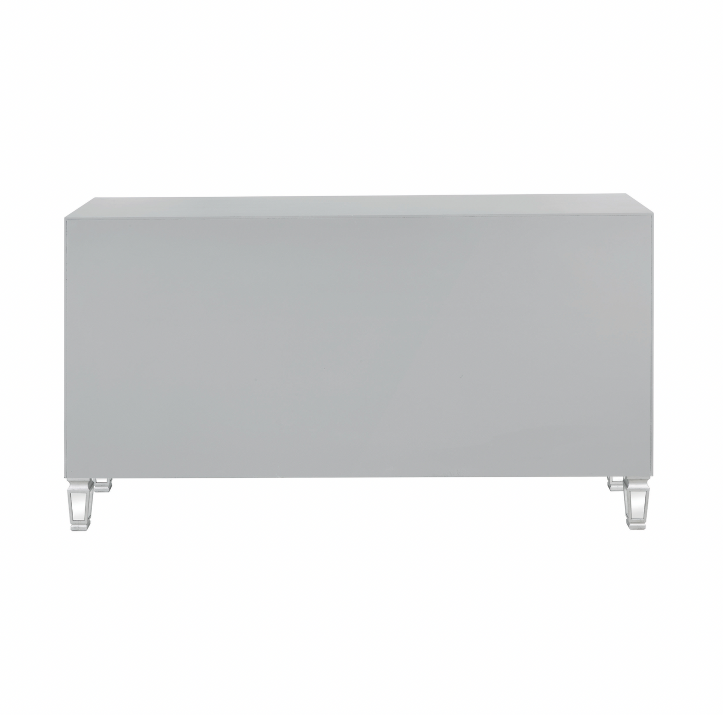 3-Drawer Accent Cabinet Silver