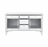 5-Drawer Accent Cabinet Silver