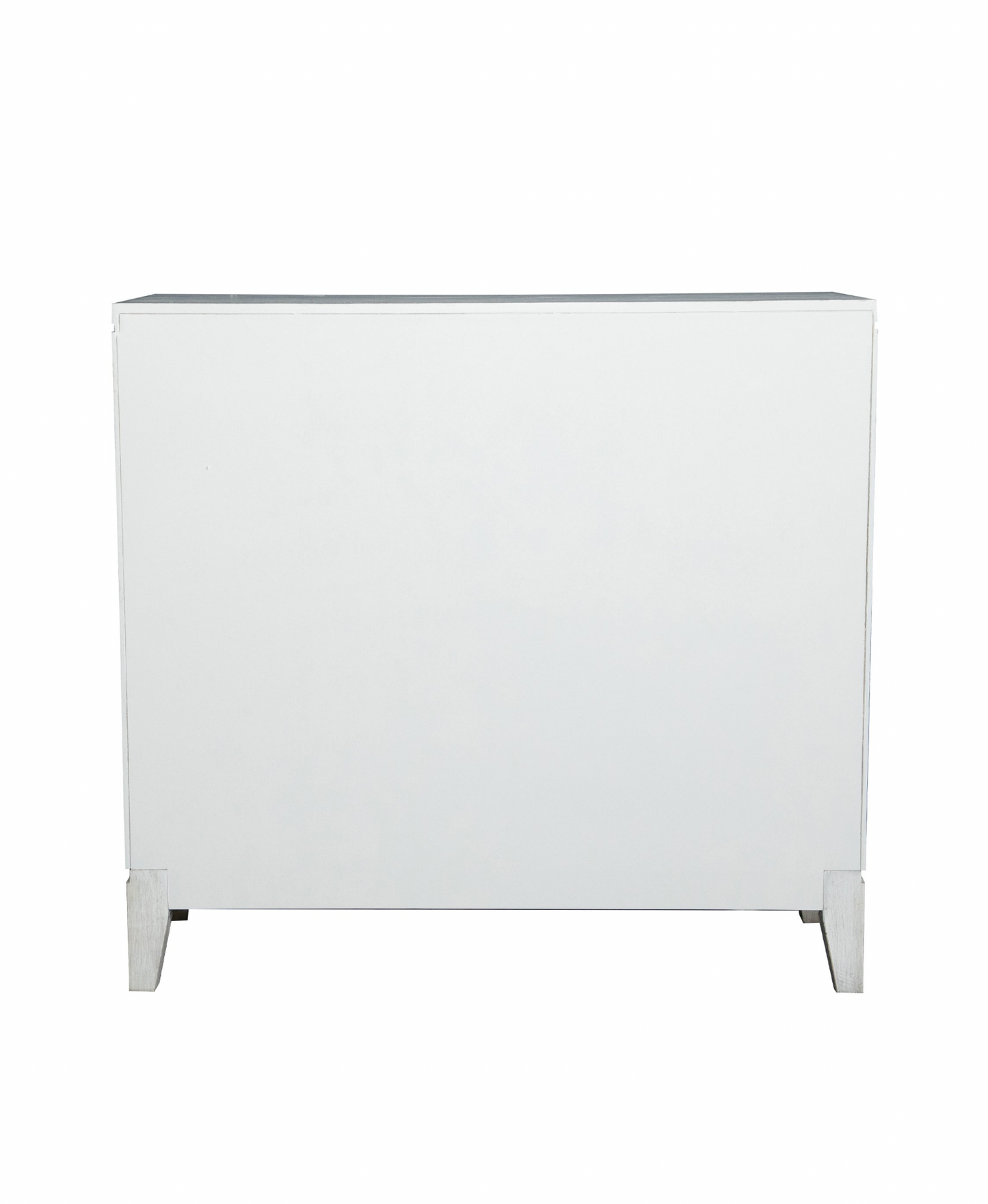 Accent Cabinet With Carved Door Antique White