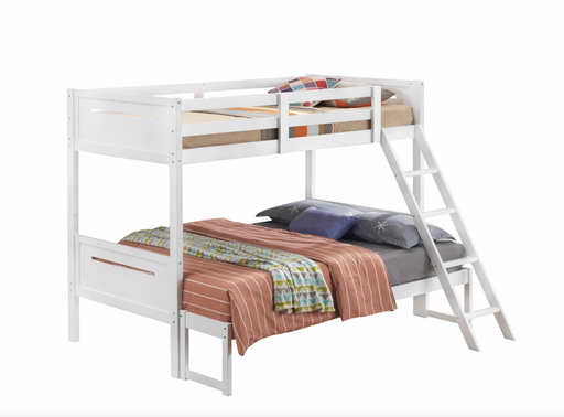 Littleton Twin/Full Bunk Bed White