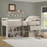 Kids Twin Low Light Loft, Rustic Grey