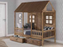 Kids Front Porch Low w/Twin Trundle Bed, Rustic Driftwood Loft